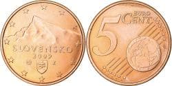 Slovakia, 5 Euro Cent, 2009, Kremnica, BU, , Copper Plated Steel, KM:97
