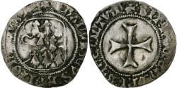 Duchy of Brittany, François II, Blanc à la targe, 1484-1488, Nantes, Billon