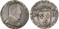 Principality of Dombes, Henri II de Bourbon-Montpensier, Teston, 1604, Trévoux