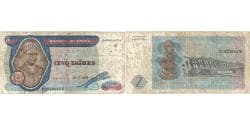 Zaire, 5 Zaïres, 1979-05-20, VF(20-25)
