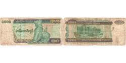 Myanmar, 1000 Kyats, 1998, KM:77b, AG(1-3)