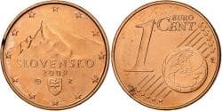 Slovakia, Euro Cent, 2009, Kremnica, Copper Plated Steel, , KM:95