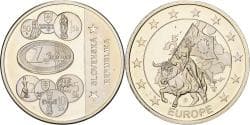 Slovakia, Medal, L'Europe, Slovenska, Copper-nickel,