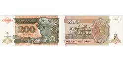 Zaire, 200 Nouveaux Zaïres, 1994-02-15, UNC(65-70)