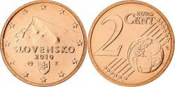 Slovakia, 2 Euro Cent, 2010, Kremnica, BU, , Copper Plated Steel, KM:96