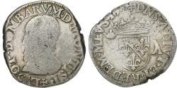 Principality of Dombes, Louis II de Montpensier, Teston, 1577, Trévoux, Silver