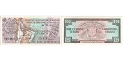 Burundi, 50 Francs, 1991-10-01, AU(55-58)