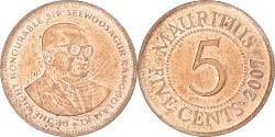 Mauritius, 5 Cents, 2007