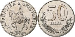 Albania, 50 Lekë, 2000, Pessac, Copper-nickel,