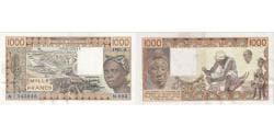 Ivory Coast, 1000 Francs, 1981, AU(55-58)