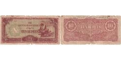 Banknote, Burma, 10 Rupees, 1942, KM:16b, F(12-15)