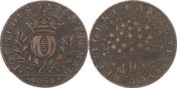 Principality of Dombes, Token, Anne-Marie-Louise d’Orléans, 1635,