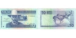 Namibia, 10 Namibia dollars, EF(40-45)
