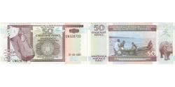 Burundi, 50 Francs, 01-08-2001, UNC(65-70)