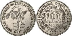 West African States, 100 Francs, 1971, Paris, Nickel, , KM:4