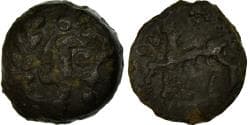 Coin, Aulerci Eburovices, Bronze Æ, , Bronze, Delestrée:2457var