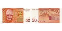 Banknote, KYRGYZSTAN, 50 Som, 2009, UNC(65-70)
