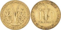 Coin, West African States, 10 Francs, 1977