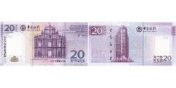 Banknote, Macau, 20 Patacas, 2008, UNC(65-70)