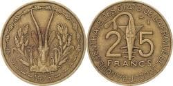 Coin, West African States, 25 Francs, 1976, BANQUE CENTRALE DES ETATS DE