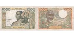 Ivory Coast, 1000 Francs, EF(40-45)
