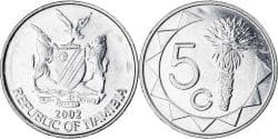 Namibia, 5 Cents, 2002