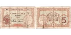 New Caledonia, 5 Francs, NOUMÉA, VF(20-25)