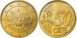 Slovakia, 50 Euro Cent, BU, 2009, Nordic gold, , KM:100