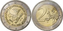 Slovakia, 2 Euro, Visegrad Group, 2011, Kremnica, Bi-Metallic,