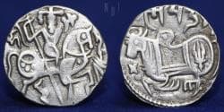 Central Asia. Local Issues of Kabul. Hindu Shahis. Spalapati Deva AR Jital, Circa AD 850-1000