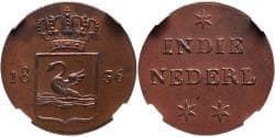 Zwaantjesduit 1836 Nederlands Indië NGC MS 62 BN – WERKPROEF