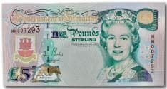 Gibraltar, 5 pounds 2000