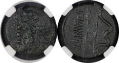 Bosporus NGC VF 5/5 3/5 - Pantikapaion - NGC VF 5/5 3/5 - AE 13.48g ca. 340-325 BC. Wreathed and bearded head of satyr left. ...