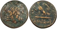 Pontos Amisos ca. 111-105 B.C. or 95-90 B.C. AE26 About Fine