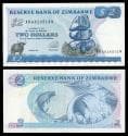 ZIMBABWE Reserve Bank of Zimbabwe 1994 2 Dollars VF