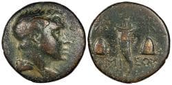 Pontos Amisos ca. 120-111 B.C. or ca. 110-100 B.C. AE17 Fine