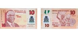 Nigeria 2009 10 Naira Polymer UNC P 39