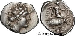 EUBOEA - HISTIAIA Histiée,Eubée c. 196-168 AC. (16mm, 2,07g, 10h)