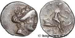 EUBOEA - HISTIAIA Histiée,Eubée c. 196-168 AC. (15mm, 2,10g, 9h)