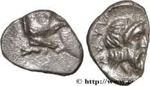 KARIA - EUROMOS Euromos, Carie c. 420 AC. (9,5mm, 0,44g, 3h)