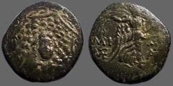 Pontos, Amisos AE21, Aegis with facing head of Gorgon at center
