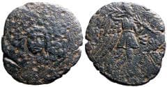 Pontos, Amisos AE21 Aegis with facing head of Gorgon at center