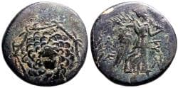 Pontos, Amisos AE20 Aegis with facing head of Gorgon at center