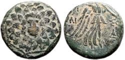 Pontos, Amisos AE18 Aegis with facing head of Gorgon at center