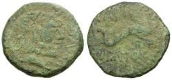Iberia. Carteia Æ18 / Dolphin