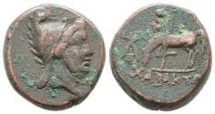CHABACTA – PONTOS – AE – PERSEUS / PEGASOS – RARE – VF!