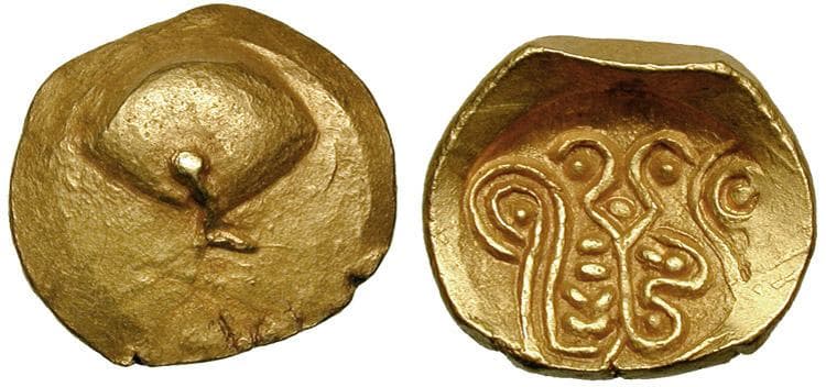 Forrer 2 Danubian Celts AV Stater, Northern Slovakia, second to first century BC