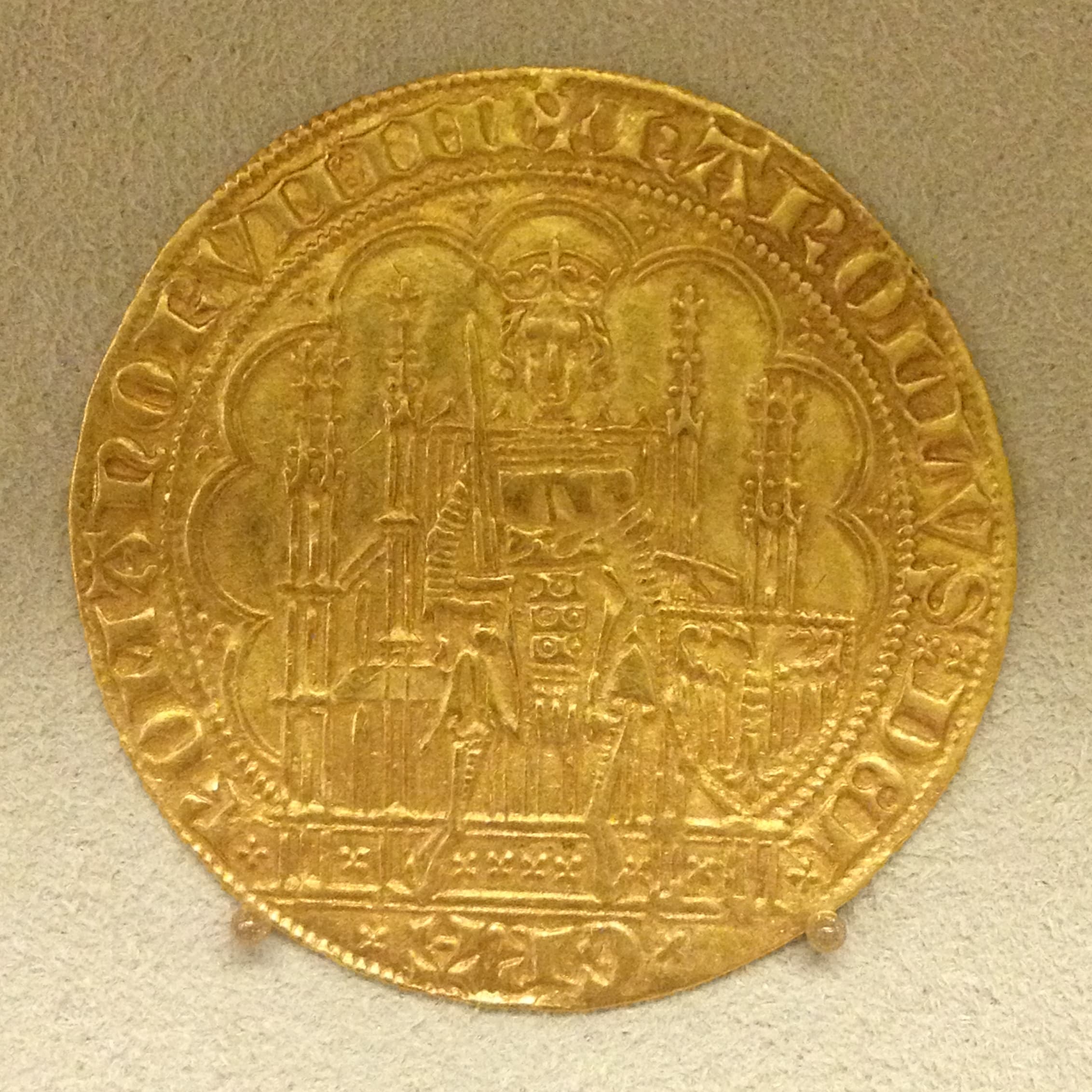 écu d'or of Charles IV (Holy Roman Empire) SMB Münzkabinett 18206248