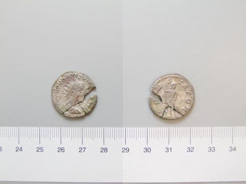 Antoninianus of Gordian III, Emperor of Rome, from Rome, Yale University Art Gallery, inv. 1938.6000.2823
