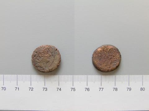 Coin of Alexander II (Zebina), from Antioch, Yale University Art Gallery, inv. 1938.6000.1368